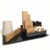 Kit de Bandejas Negras para Amenities